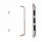 APPLE WATCH 38 MM urrem metal stifter / holder. Sølv Smartwatch tilbehør