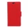 ZTE BLADE S6 læder pung cover, rød Mobiltelefon tilbehør