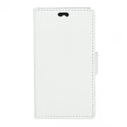 ZTE BLADE S6 læder pung cover, hvid Mobiltelefon tilbehør