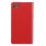 SONY XPERIA Z5 COMPACT læder cover med kort holder, rød Mobiltelefon tilbehør