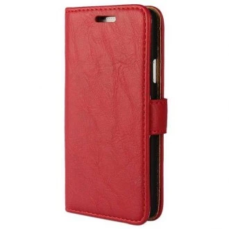 til SAMSUNG GALAXY A5 læder pung cover rød