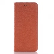 HTC ONE M9 læder cover, brun Mobiltelefon tilbehør