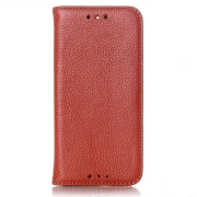 HTC ONE M8 læder cover, brun Mobiltelefon tilbehør
