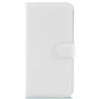 HTC DESIRE 620 læder cover med kort holder, hvid