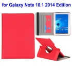 SAMSUNG GALAXY NOTE 10.1 2014 Edition læder cover med kort holder rød