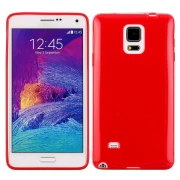 SAMSUNG GALAXY NOTE 4 bag cover rød Mobiltelefon tilbehør
