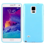 SAMSUNG GALAXY NOTE 4 bag cover lyseblå Mobiltelefon tilbehør