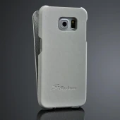 SAMSUNG GALAXY S6 edge læder cover, hvid
