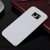 SAMSUNG GALAXY S6 edge bag cover i klassisk look, hvid