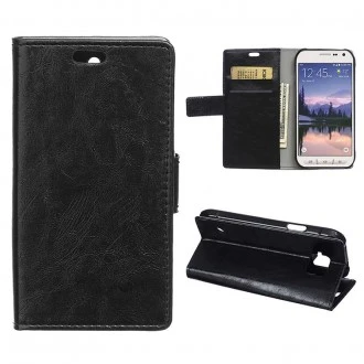 SAMSUNG GALAXY S6 ACTIVE læder cover med kort holder