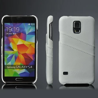SAMSUNG GALAXY S5 læder bag cover med kort holder
