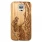 SAMSUNG GALAXY S5 bambus bag cover med laser graveret mønster Mobiltelefon tilbehør