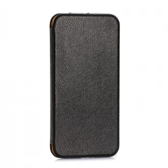 IPHONE 6 / 6S premium læder cover, sort