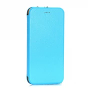 IPHONE 6 / 6S premium læder cover, lyseblå Mobiltelefon tilbehør