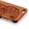 IPHONE 6 / 6S bag cover i træ med laser graveret mønster, skull Mobiltelefon tilbehør