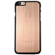 IPHONE 6 / 6S bag cover med børstet aluminium Mobiltelefon tilbehør