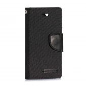 IPHONE 5S mercury canvas læder pung cover