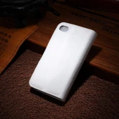 IPHONE 4S læder pung cover, hvid