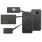 HTC ONE M9 dot view cover, grå Mobiltelefon tilbehør