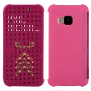 HTC ONE M9 dot view cover, lilla Mobiltelefon tilbehør