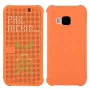 HTC ONE M9 dot view cover, orange Mobiltelefon tilbehør