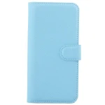 HTC ONE M9 læder cover med kort holder, lyseblå