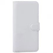 HTC ONE M9 læder cover med kort holder, hvid Mobiltelefon tilbehør