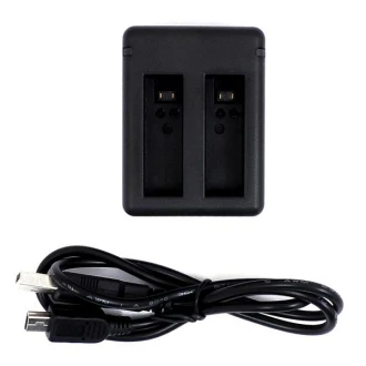 Dobbelt usb oplader til GoPro HERO 4