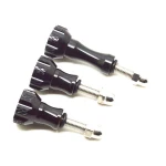 Aluminiums fingerskrue sæt til GoPro, sort