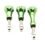 Aluminiums fingerskrue sæt til GoPro grøn