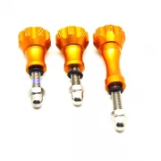 Aluminiums fingerskrue sæt til GoPro, guld Action kamera