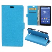 SONY XPERIA E4 læder cover med kort lomme