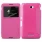 SONY XPERIA E4 Nillkin sparkle view læder cover, rød Mobiltelefon tilbehør