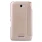 SONY XPERIA E4 Nillkin sparkle view læder cover, guld Mobiltelefon tilbehør