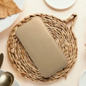 IPhone 15 Wallet Case Dual Pocket - Guld