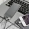 grå Slim powerbank 7000mAH Universal tilbehør