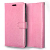 SONY XPERIA M4 AQUA læder pung cover, pink