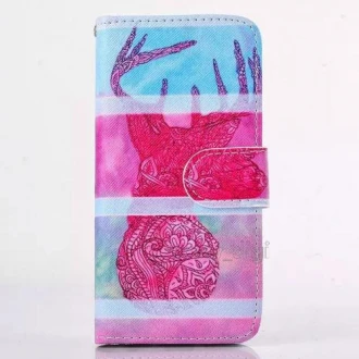 Sony Xperia Z3 Compact Pung Læder cover med kryds mønster