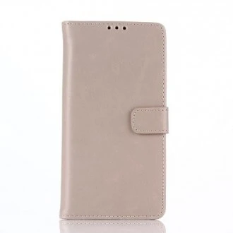 SONY XPERIA Z3+ retro læder cover med kort lommer, beige