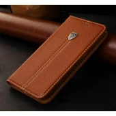 SONY XPERIA Z5 læder cover med kort lomme, brun