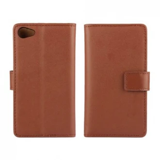 SONY XPERIA Z5 COMPACT læder cover med kort lommer, brun