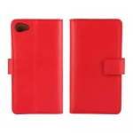 SONY XPERIA Z5 COMPACT læder cover med kort lommer, rød