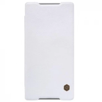 SONY XPERIA Z5 PREMIUM læder cover i business stil, hvid