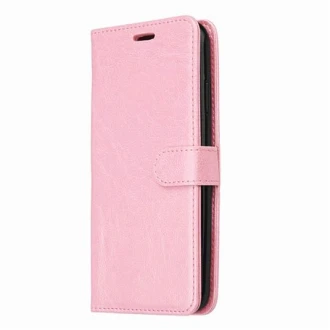 Til Moto Z2 Play flip cover med lommer Pink