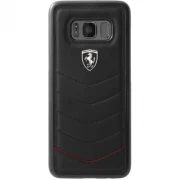 Ferrari cover til Samsung Galaxy S8  sort mobile tilbehøer