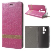 ZTE AXON ELITE læder cover, rosa Mobiltelefon tilbehør