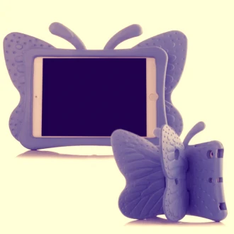 IPAD MINI 1 2 3 børne cover sommerfugl lilla