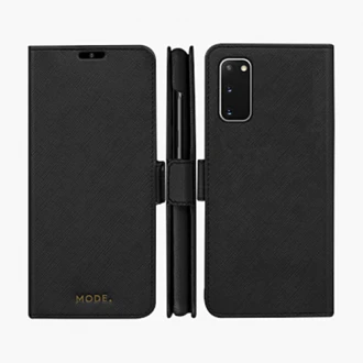 New York 2 i 1 flip etui Samsung Galaxy S20 Plus sort