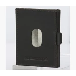 RFID sikker mini læder wallet sort