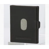 RFID sikker mini læder wallet sort